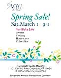 *Gwynedd* AFSC Spring Sale